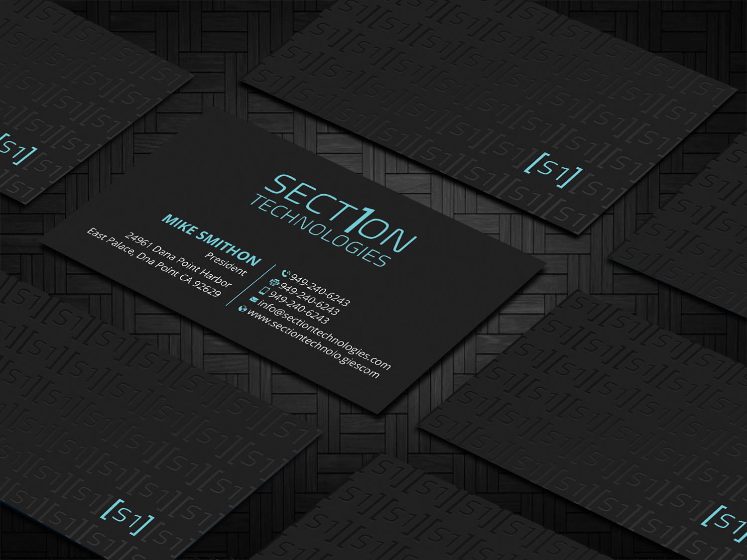 Business Card Design by DesignShout for Section 1 Technologies | Design #23820688
