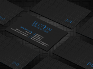 Business Card Design by DesignShout for Section 1 Technologies | Design: #23820689