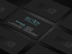 Business Card Design by DesignShout for Section 1 Technologies | Design: #23820690