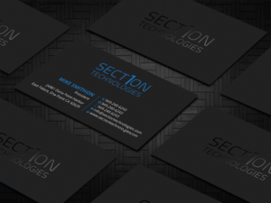 Business Card Design by DesignShout for Section 1 Technologies | Design: #23820691