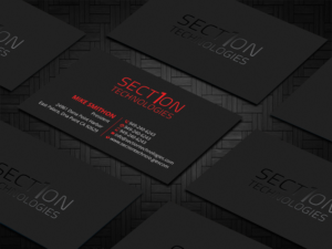 Business Card Design by DesignShout for Section 1 Technologies | Design: #23820745