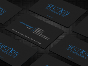 Business Card Design by DesignShout for Section 1 Technologies | Design: #23821374