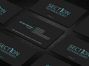 Business Card Design by DesignShout for Section 1 Technologies | Design: #23821376