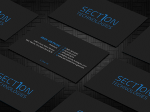 Business Card Design by DesignShout for Section 1 Technologies | Design: #23821384
