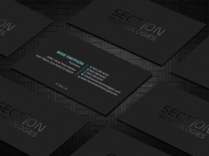 Business Card Design by DesignShout for Section 1 Technologies | Design: #23821396