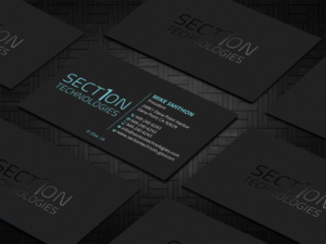 Business Card Design by DesignShout for Section 1 Technologies | Design: #23821578