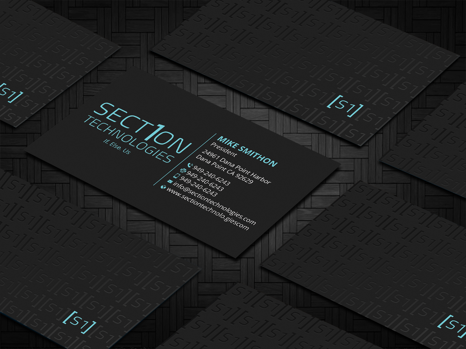 Business Card Design by DesignShout for Section 1 Technologies | Design #23821607