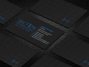Business Card Design by DesignShout for Section 1 Technologies | Design: #23827963