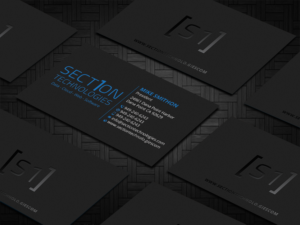 Business Card Design by DesignShout for Section 1 Technologies | Design: #23828272