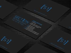Business Card Design by DesignShout for Section 1 Technologies | Design: #23828273