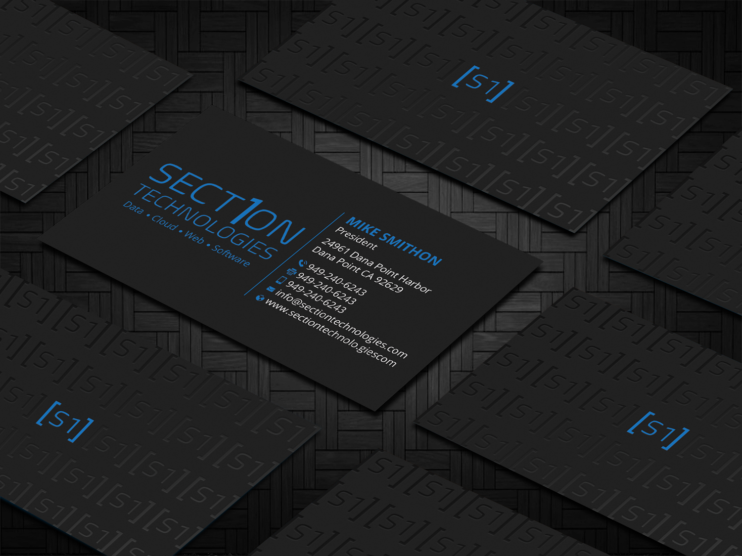 Design de Carte de Visite par DesignShout pour Section 1 Technologies | Design #23828424