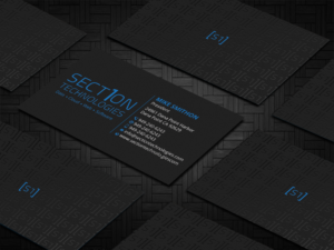 Business Card Design by DesignShout for Section 1 Technologies | Design: #23828425
