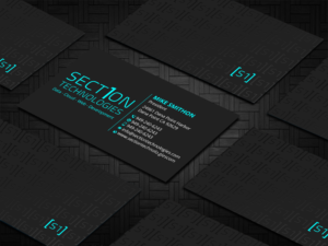 Business Card Design by DesignShout for Section 1 Technologies | Design: #23852043