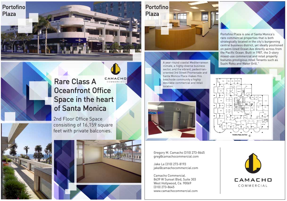 Flyer Design by Aldric Fong for Camacho Commercial Real Estate Services | Design #3006307