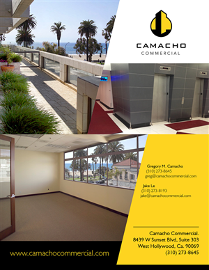 Flyer-Design von PAS-CREATIVE für Camacho Commercial Real Estate Services | Design: #3046816