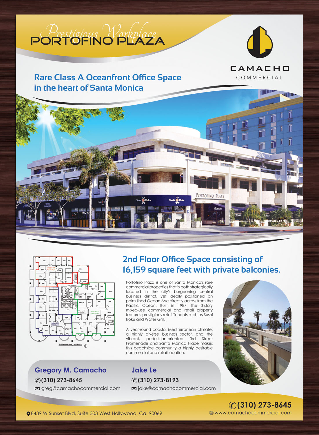 Flyer Design by Sbss for Camacho Commercial Real Estate Services | Design #3006886