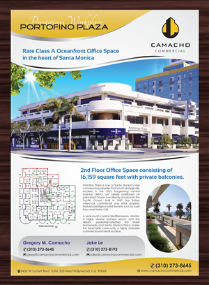 Flyer Design by Sbss for Camacho Commercial Real Estate Services | Design: #3006886