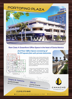 Flyer Design by Sbss for Camacho Commercial Real Estate Services | Design: #3006898