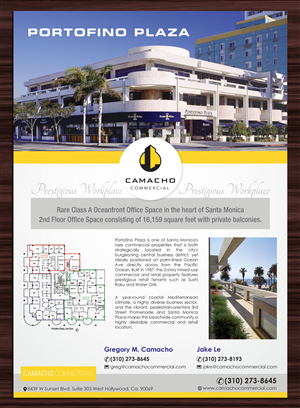 Flyer Design by Sbss for Camacho Commercial Real Estate Services | Design: #3006905