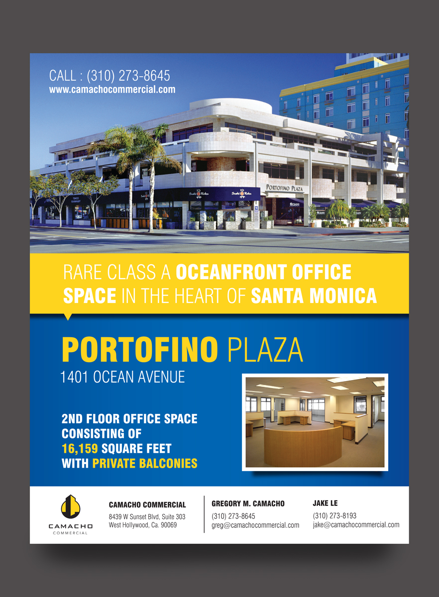 Flyer Design by rkailas for Camacho Commercial Real Estate Services | Design #3052052
