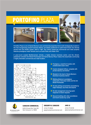 Flyer Design by rkailas for Camacho Commercial Real Estate Services | Design: #3052058