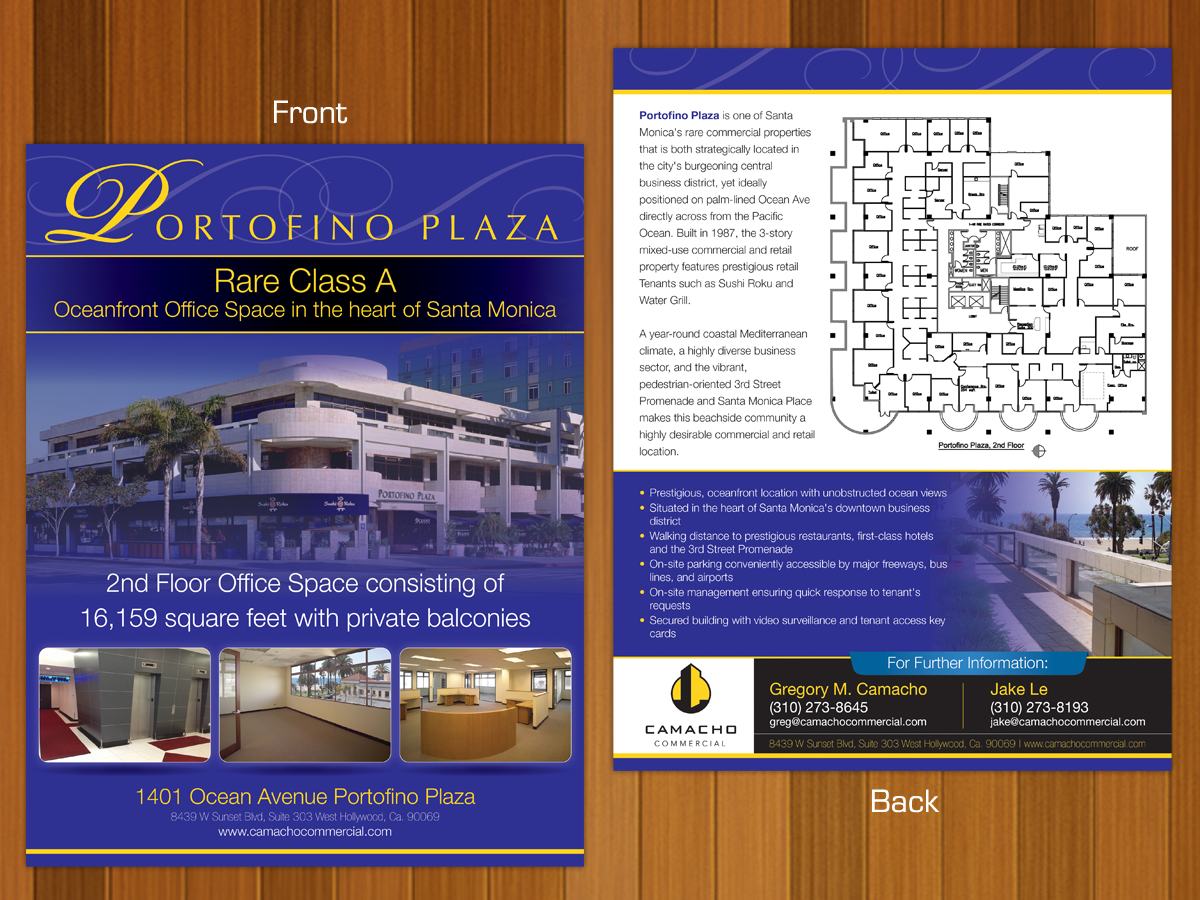 Flyer-Design von Mon01 für Camacho Commercial Real Estate Services | Design #3039742