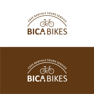 Bica Bikes (tag line underneath is optional - cafe rentals tours service) | Logo Design by Hardwork