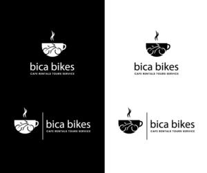 Bica Bikes (tag line underneath is optional - cafe rentals tours service) | Design de Logo par GoodTimes$$$
