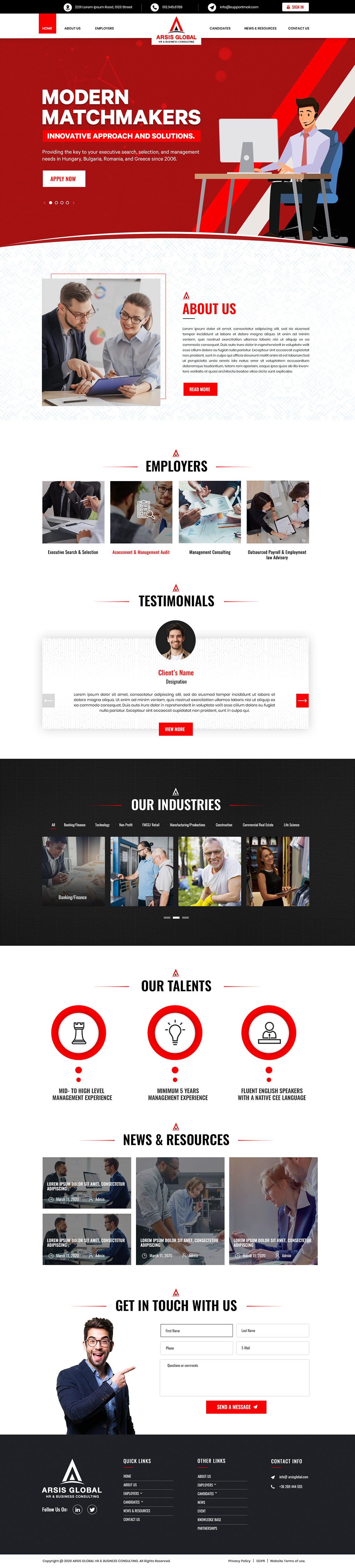 Web Design by SAI DESIGNS for this project | Design #23894953