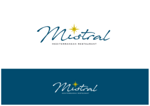 Mistral - Mediterranean Restaurant | Logo-Design von Nigel B