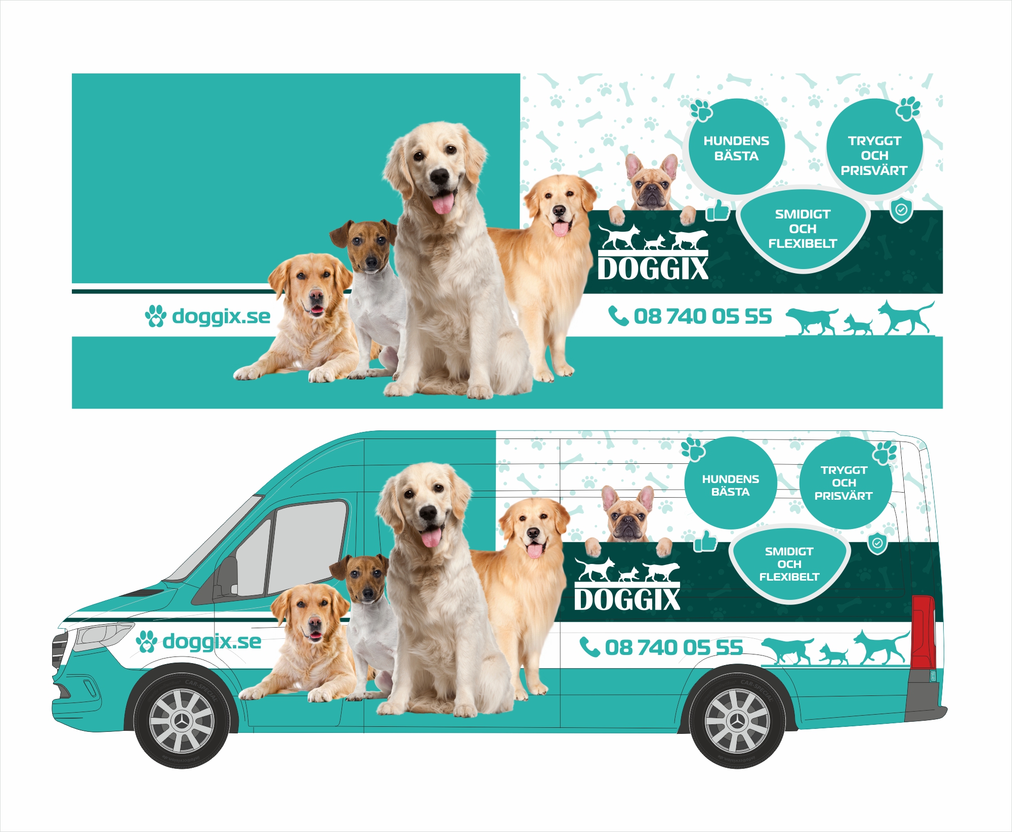 Design de Covering de Véhicule par lemosys infotech pour Doggix AB | Design #23847595