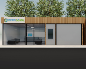 Dental Clinic Store Frontage Render | Graphic Design by Design Sword