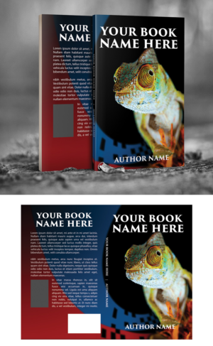 Realistic Chameleon Design to be used as part of a book cover. | Design Graphique par JAKUART