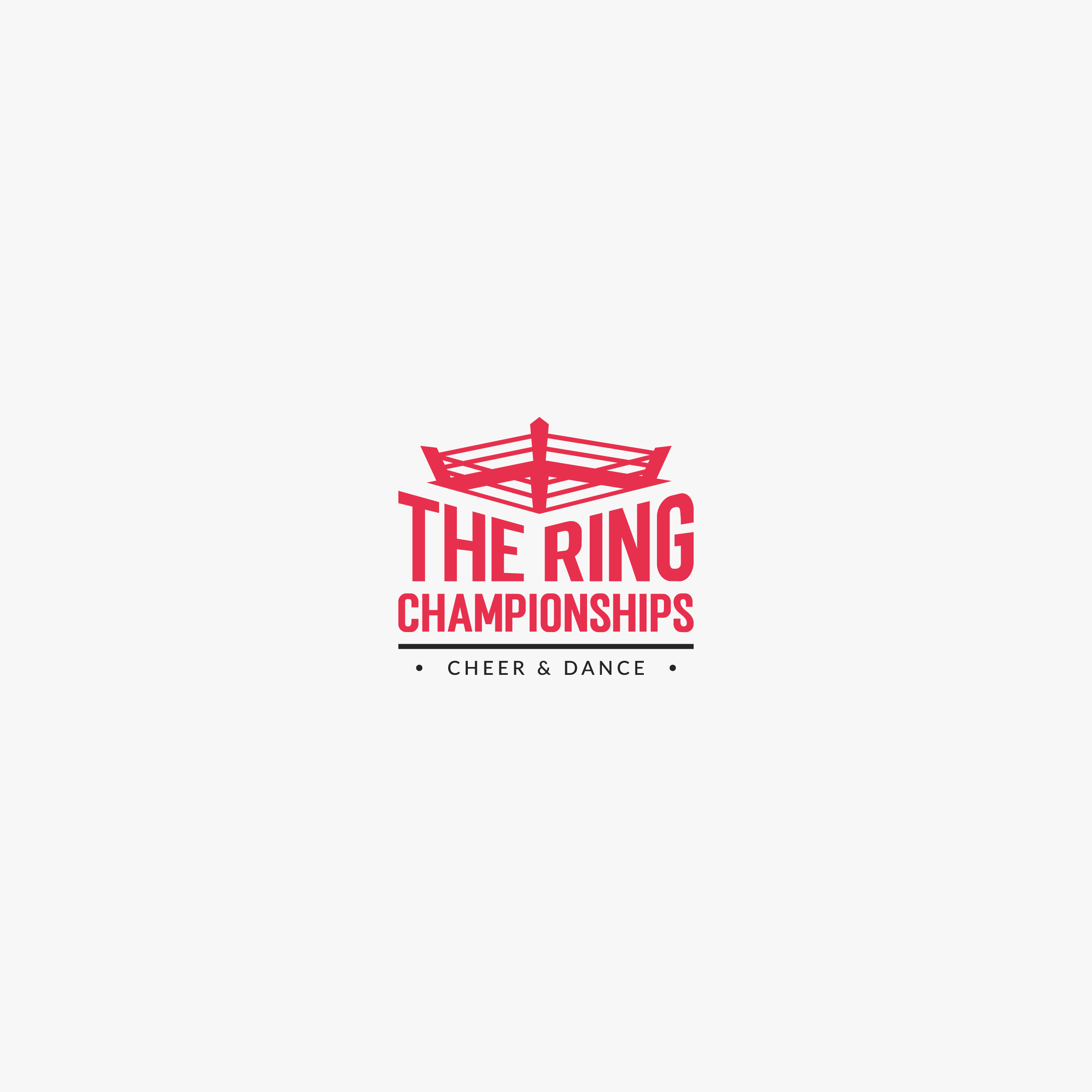 Logo Design by Rusty Circle for The Ring Championships Cheer and Dance | Design #23868524
