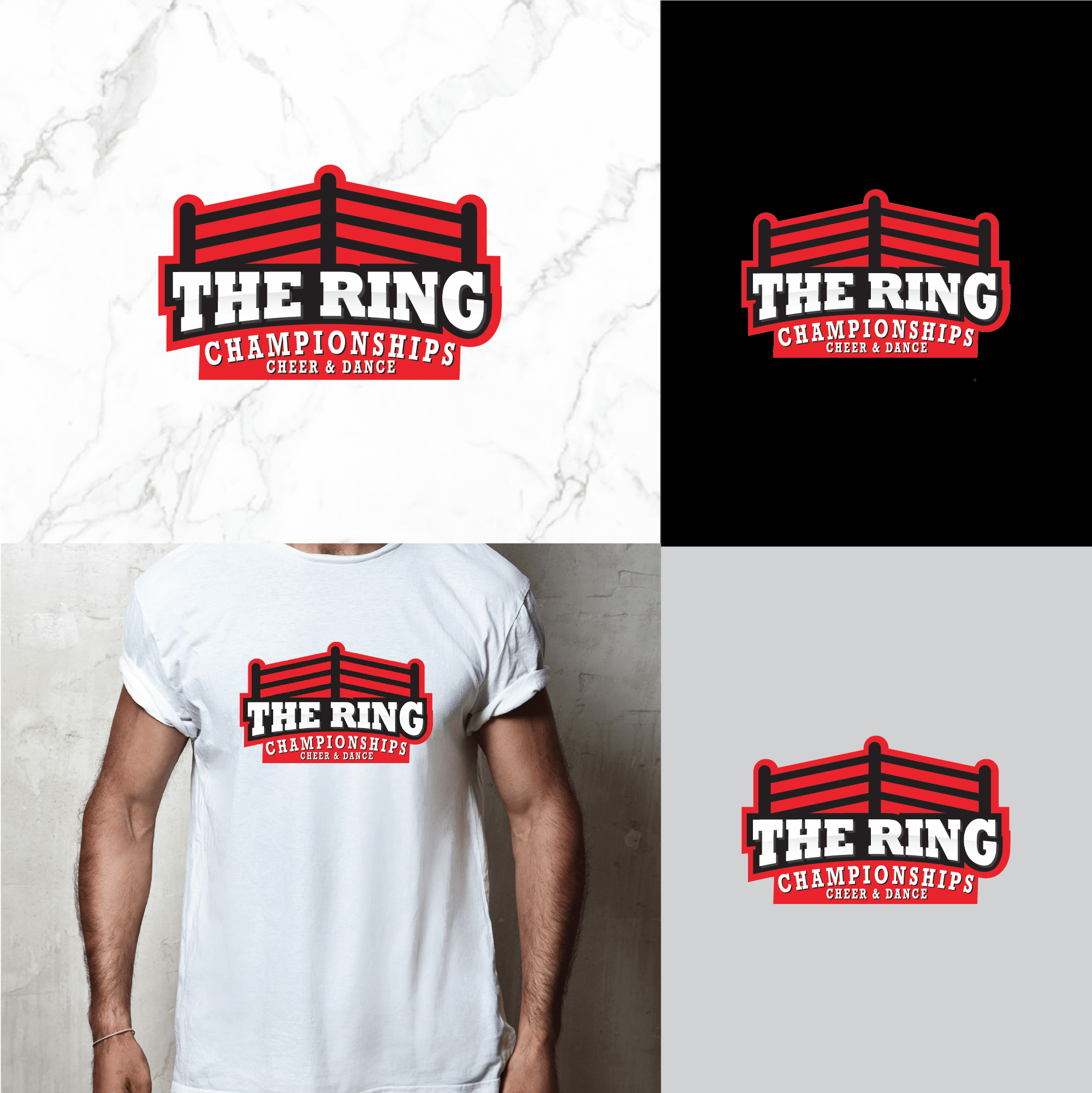 Logo Design by MarkazAlrusumatOfficial for The Ring Championships Cheer and Dance | Design #23857398