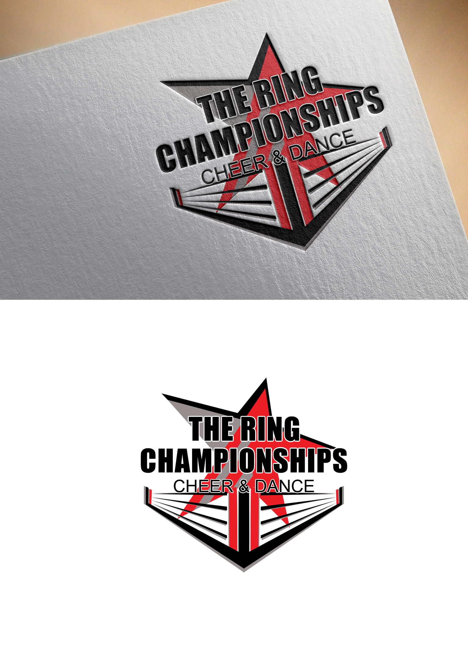 Diseño de Logo por Ana Gocheva para The Ring Championships Cheer and Dance | Diseño #23823511