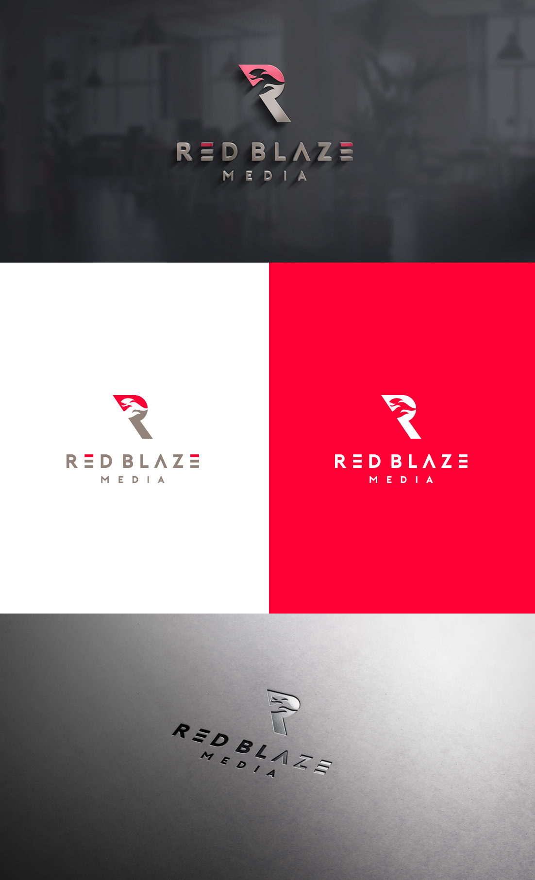 Logo Design by GLDesigns for Red Blaze Media | Design #23823649