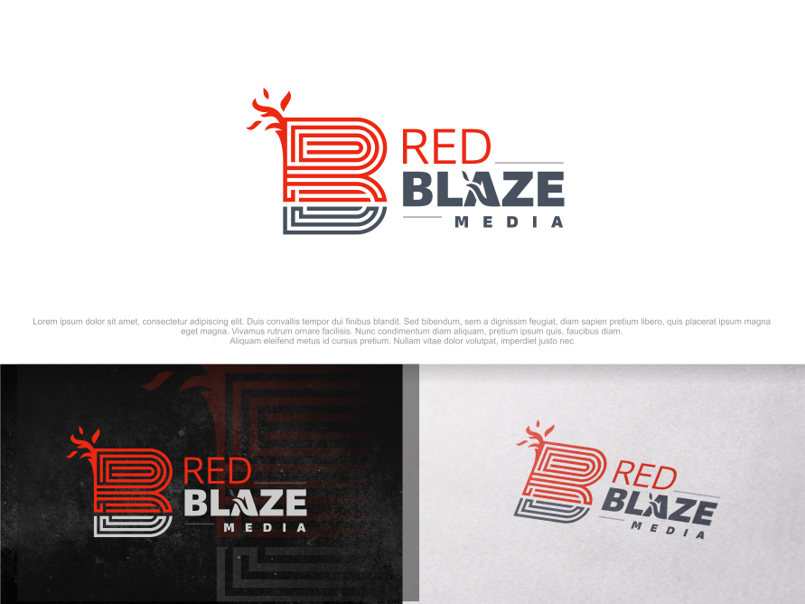Diseño de Logo por artswolf para Red Blaze Media | Diseño #23852641