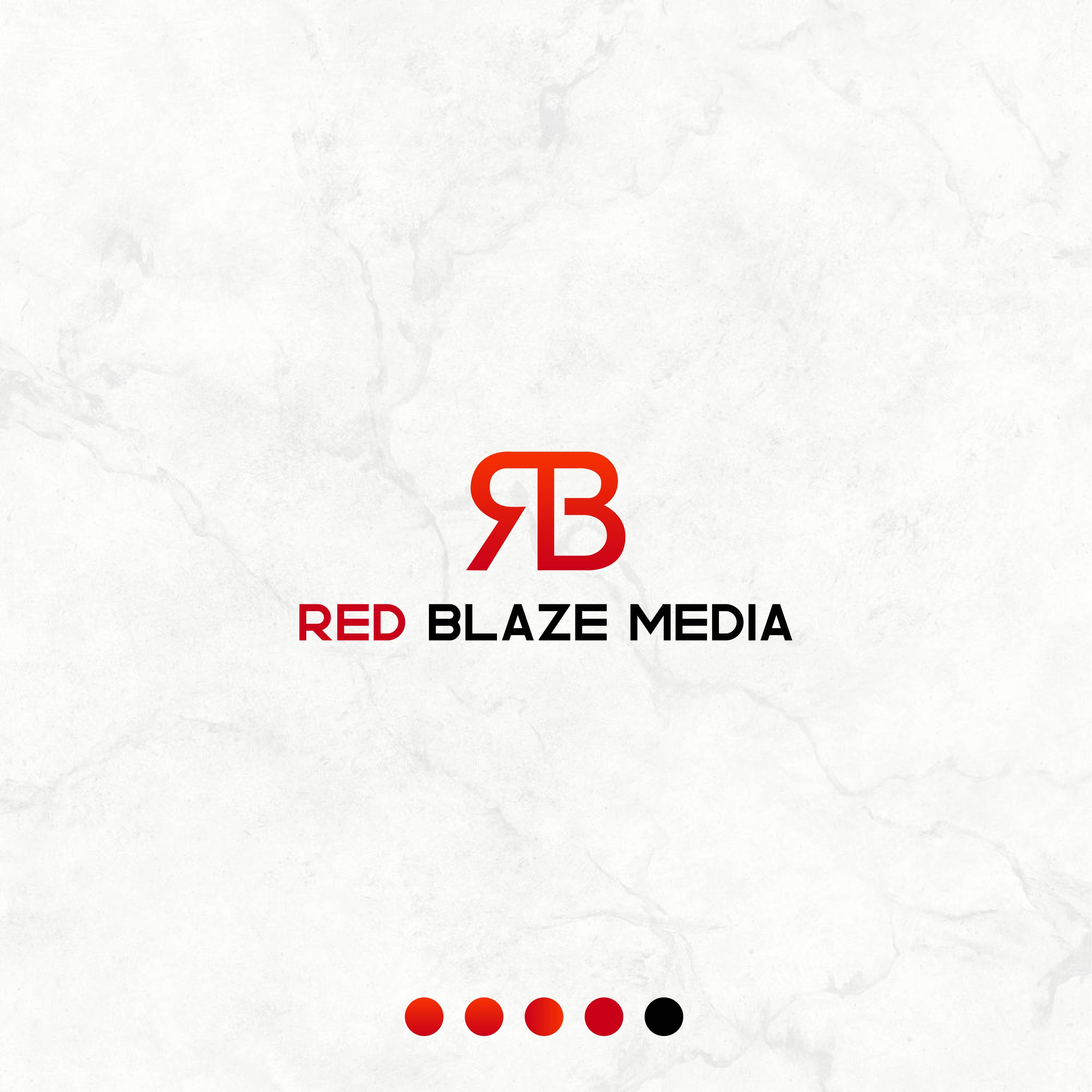 Logo Design by MarkazAlrusumatOfficial for Red Blaze Media | Design #23841403