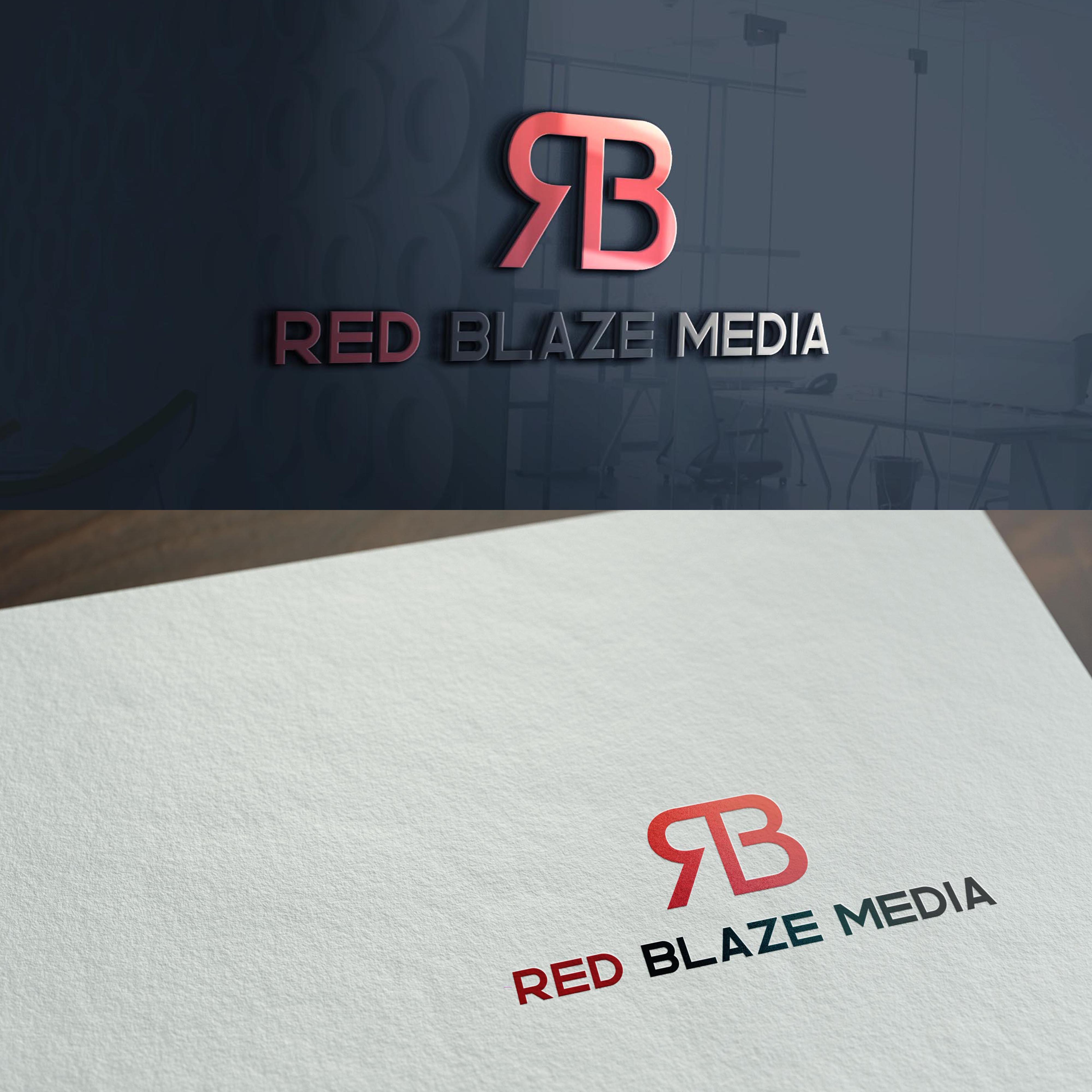 Logo Design by MarkazAlrusumatOfficial for Red Blaze Media | Design #23841405