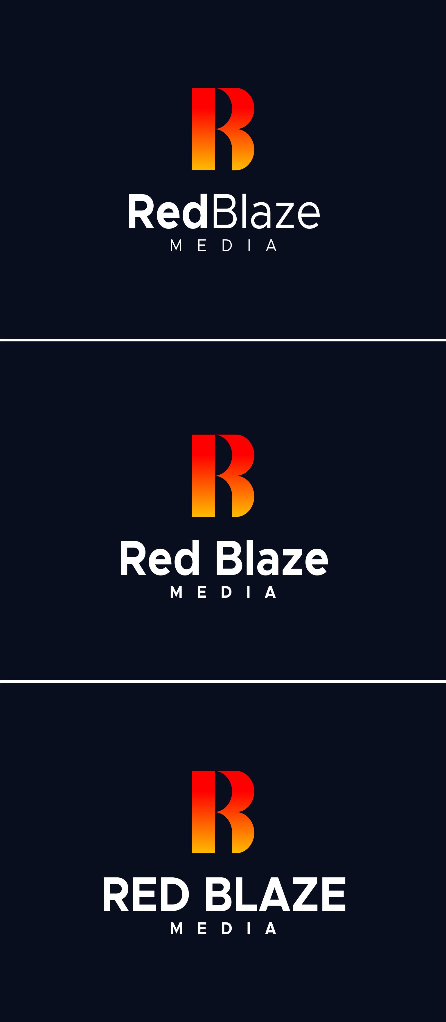 Logo Design by RAN MEI JS for Red Blaze Media | Design #23953386