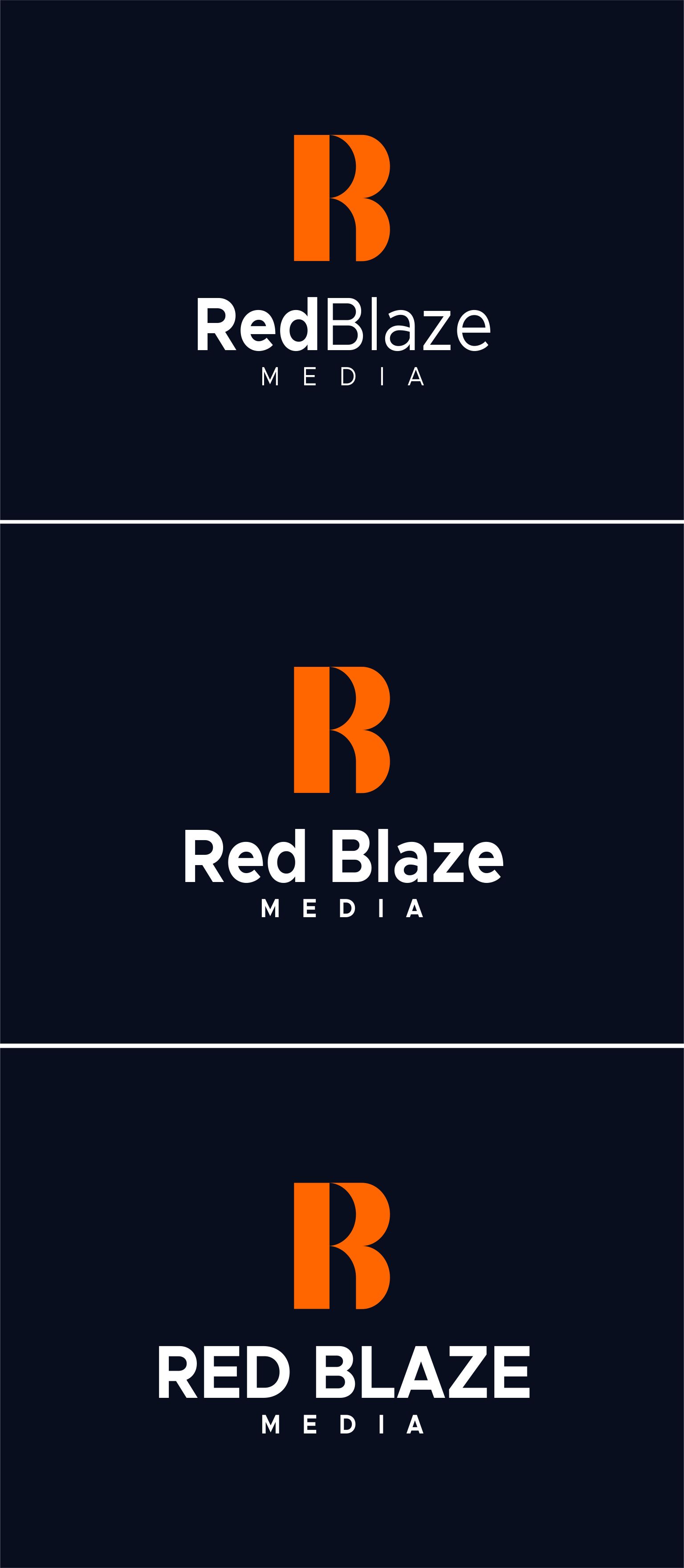 Logo Design by RAN MEI JS for Red Blaze Media | Design #23953388