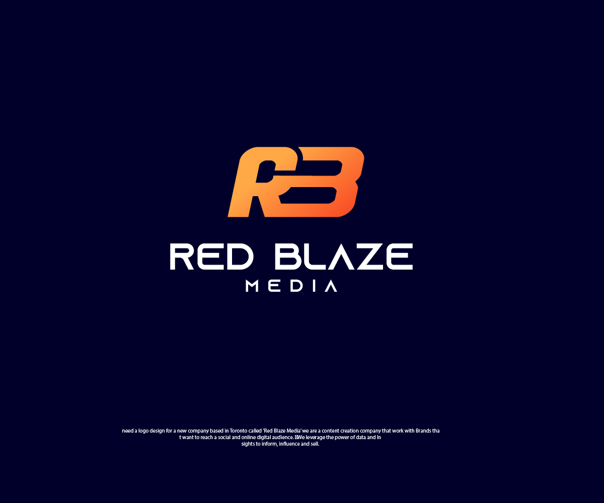 Logo Design by Ng V Duc for Red Blaze Media | Design #23869607
