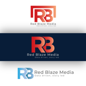 Logo Design by Moon Design. for Red Blaze Media | Design: #23867723