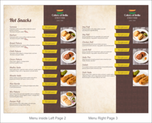 Menu Design by Savitra for this project | Design: #23842593