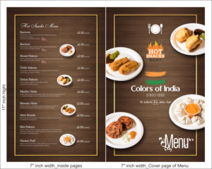 Menu Design by Savitra for this project | Design: #23867114
