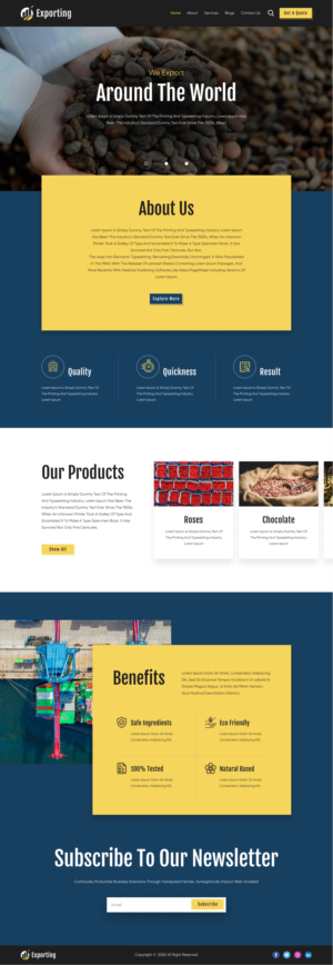 Web Design by Hassaan Shah for this project | Design: #23828116