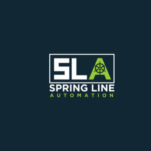 SpringLine Automation or SpringLine or SLA | Logo Design by Artlam Design
