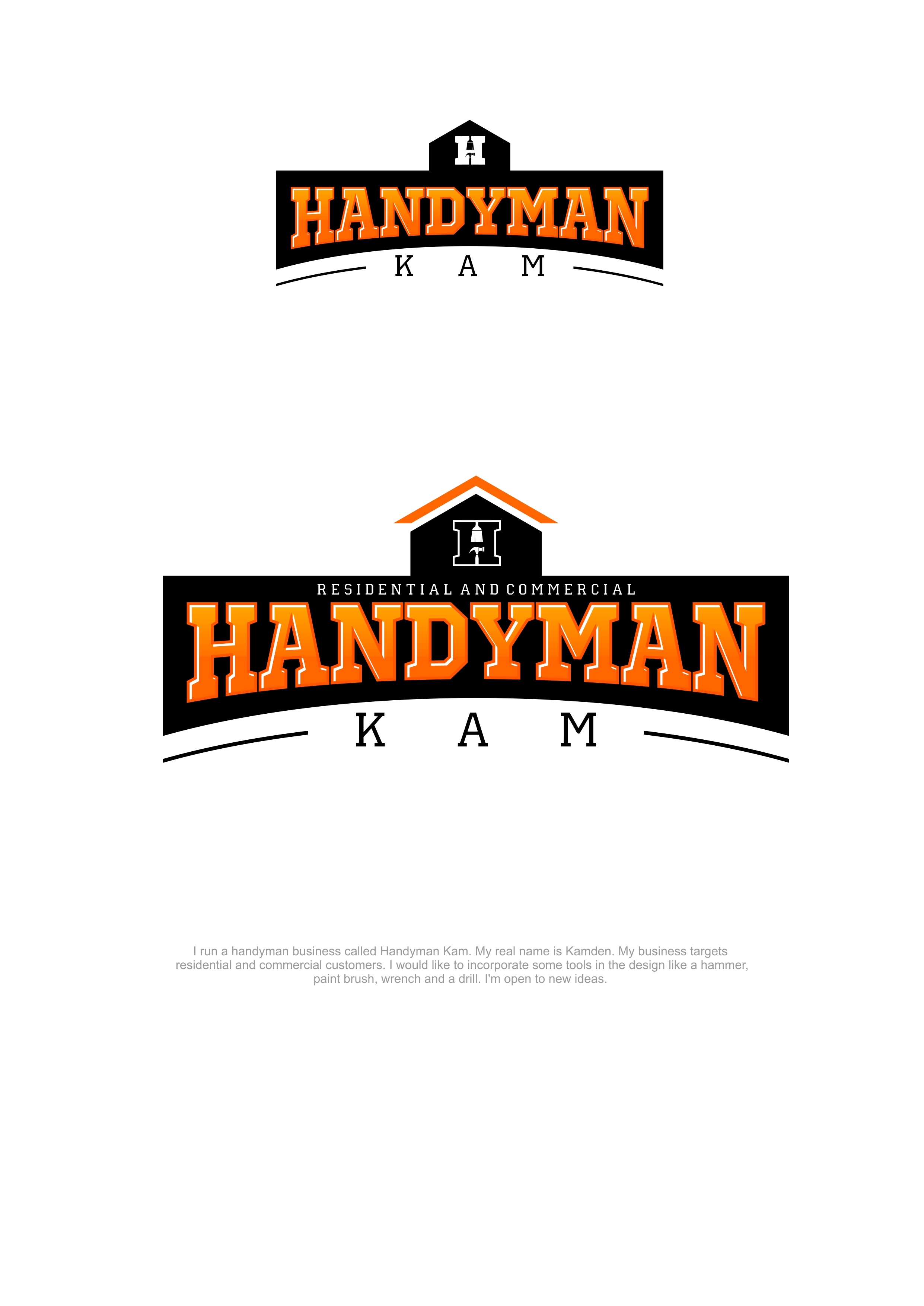 Logo Design by alok bhopatkar for Handyman Kam | Design #23900494