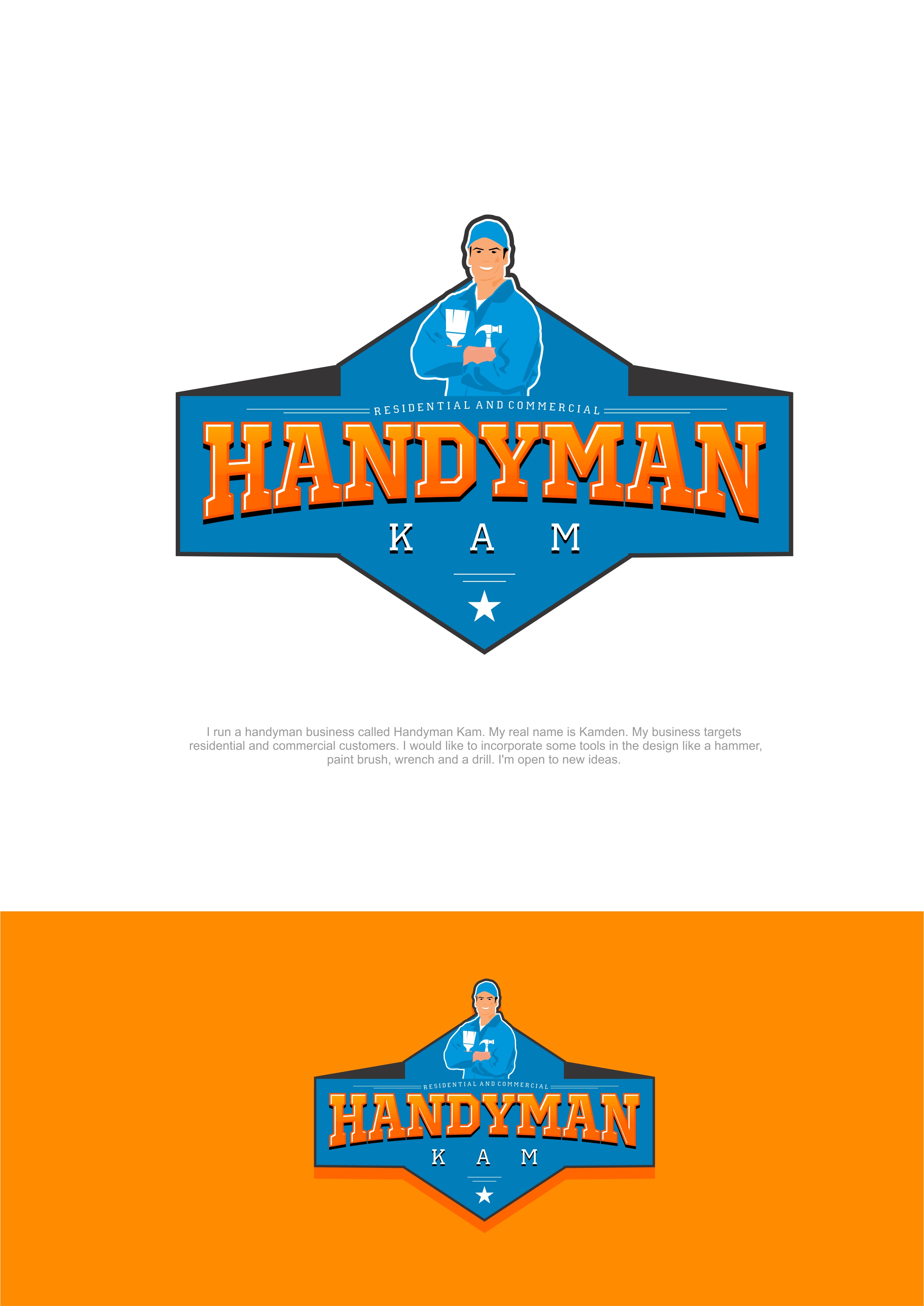 Logo Design by alok bhopatkar for Handyman Kam | Design #23903157